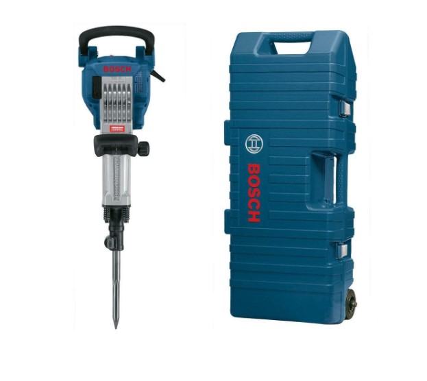 Bosch GSH 16 Professional Breaker – Industrial Grade Demolition Hammer, High Impact Concrete Breaker for Heavy Construction, Road Breaking, and Large Scale Projects